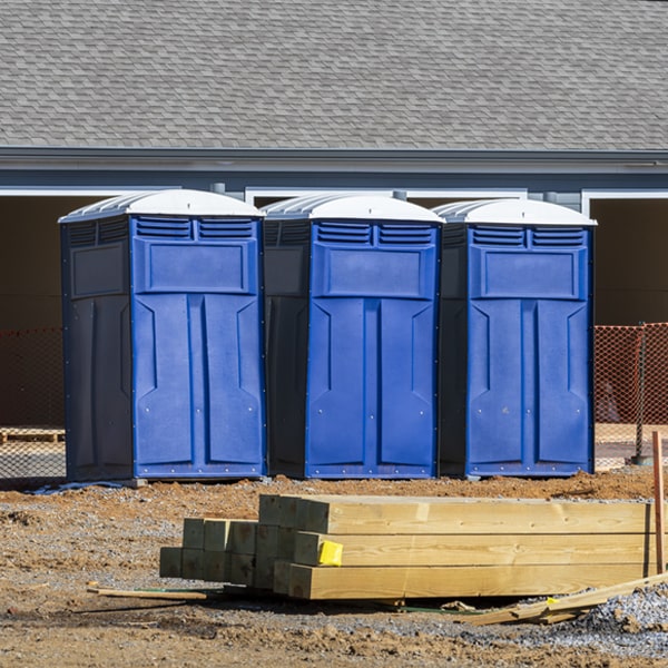 are there any restrictions on what items can be disposed of in the portable restrooms in Dalzell Illinois